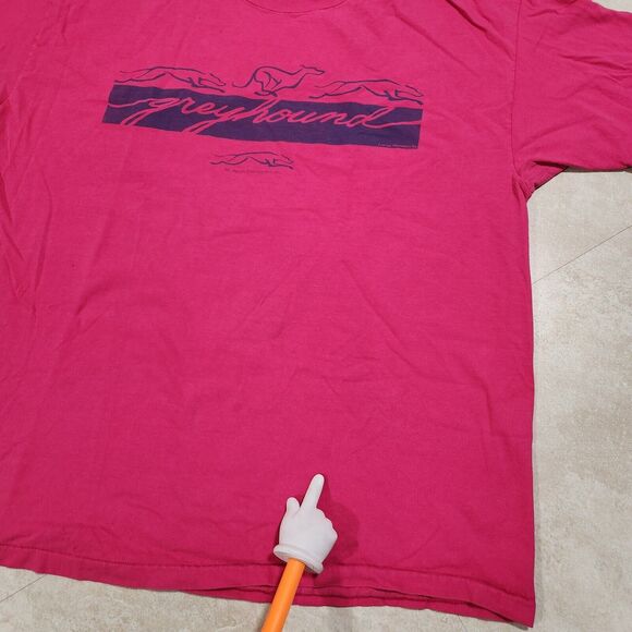 VTG 90s Greyhound Bus Adult XL 1990s Transportation Promo Single Stitch T Shirt - Picture 9 of 15
